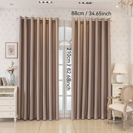Elegant Beige Blackout Curtains