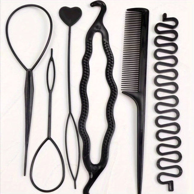 6pcs Resin Hair Styling Set
