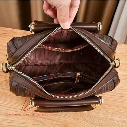 Fashionable Boston Tote – Chic Crossbody Bag for Moms - Monti Bargains