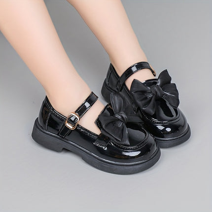 Chic Girls' Bowknot Mary Jane Flats