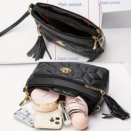 Chic Quilted Crossbody Bag for Women