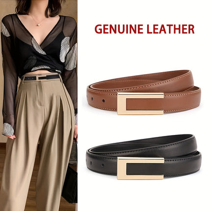 Genuine Cowhide Leather Belt