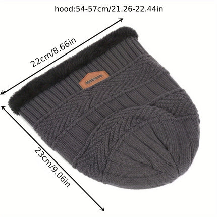 Plus Velvet Men's Beanie Hat