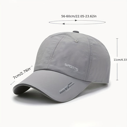 Unisex Quick-Dry Reflective Baseball Cap