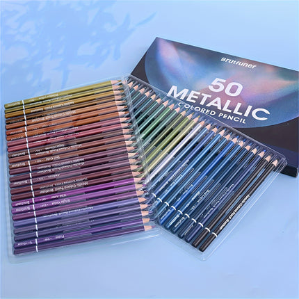 Kalour Metallic Colored Pencils Set