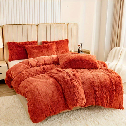 Luxurious Plush Duvet Cover Set - Soft & Cozy