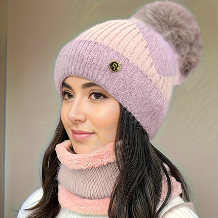 Winter Chic Beanie & Scarf Set