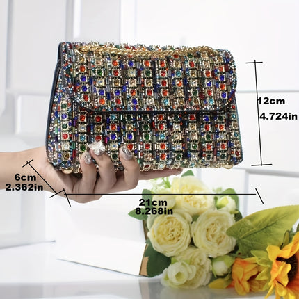 Elegant Rhinestone Evening Clutch