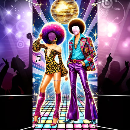 70s Disco Dance Photo Backdrop