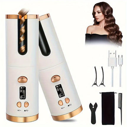 Auto-Curler with 5 Heat Settings – Effortless Glamour - Monti Bargains