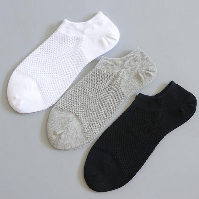 Men’s Solid Pointelle Socks
