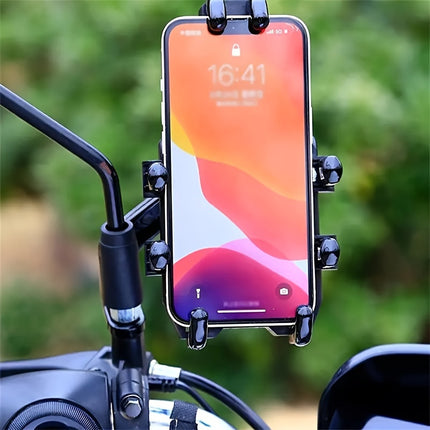 Anti-Shock Motorcycle Phone Holder - Safe & Secure Mount