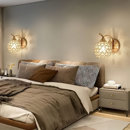 Creative Crystal Wall Lamp - Modern Bedroom & Living Room Light