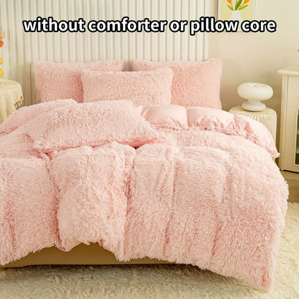 Pink Solid Color Bedding Set - Soft & Stylish Comfort