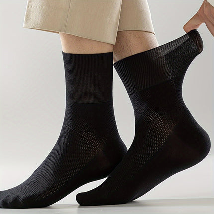 Men's Breathable Cotton Mid-Calf Socks