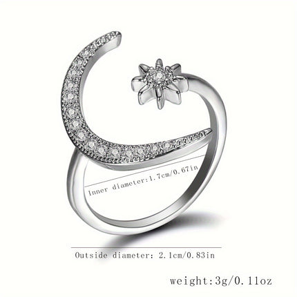 Minimalist Crescent Moon Ring