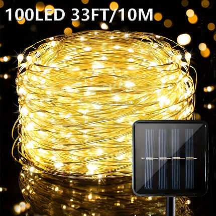 Solar Fairy Lights - Magical Outdoor Holiday Decorations