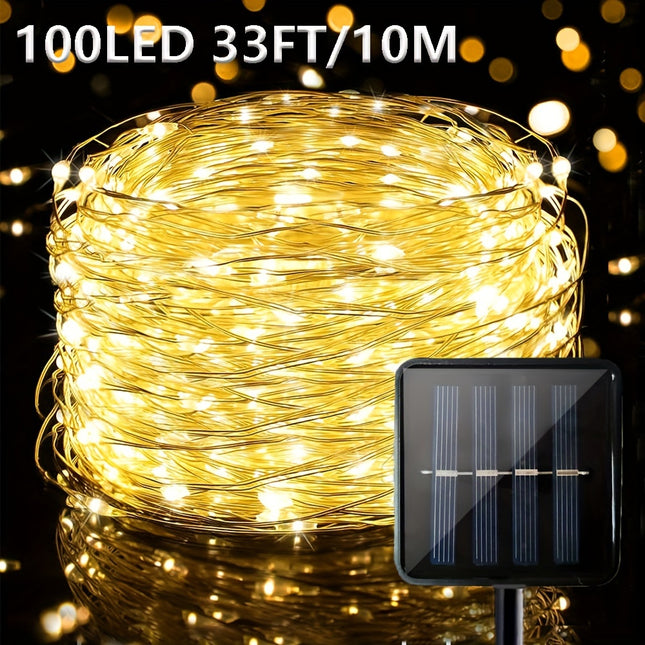 Solar Fairy Lights - Magical Outdoor Holiday Decorations