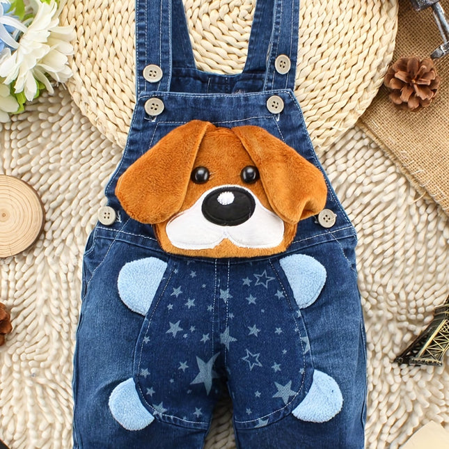Cute Dog Pattern Overalls - Monti Bargains