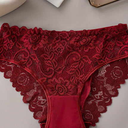 10pcs Sexy Floral Lace Briefs