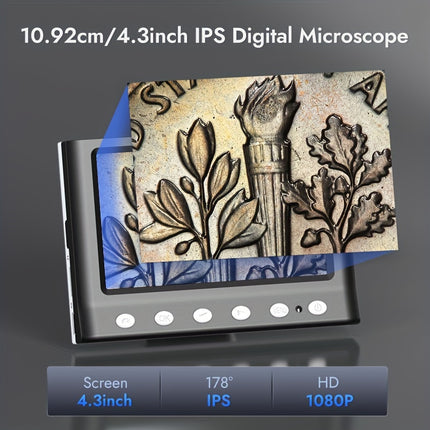 10.92cm Digital Microscope 1000X