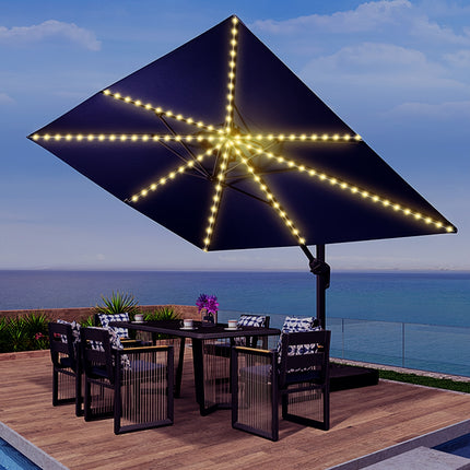 Solar-Powered Umbrella Lights – 104 LED Outdoor Decor