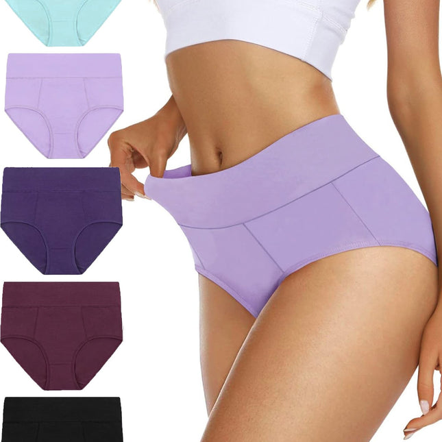 Plus Size Cotton Briefs 5-Pack