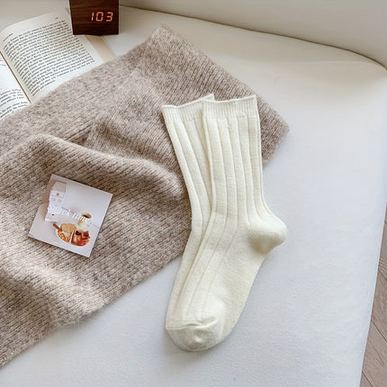 Women's Cozy Wool Blend Winter Socks (2 Pairs)