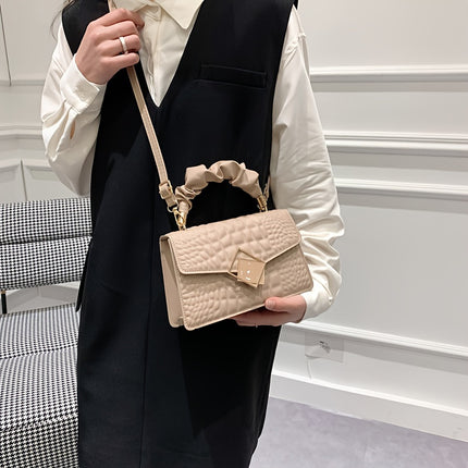 Trendy Crocodile Pattern Shoulder Bag