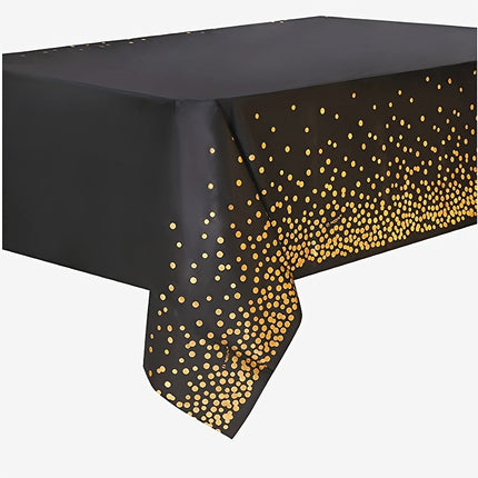 Golden Dot Tablecloth – Elegance Made Easy!