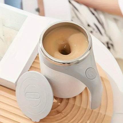 Magnetic Stirring Coffee Mug – Self Mixing for Easy Enjoyment