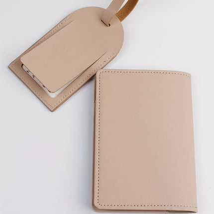 Fashion Bronzing Passport Holder Set
