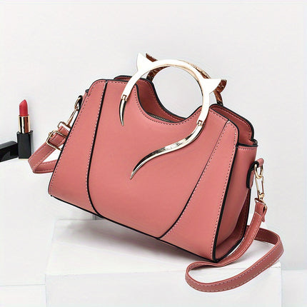 Elegant Cat Ear Tote Satchel