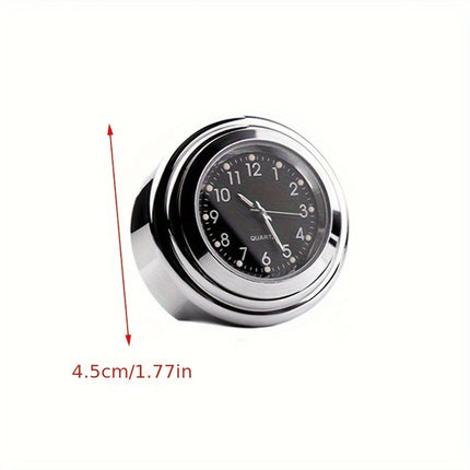 Universal Motorcycle Handlebar Clock – Stylish & Functional Accessory