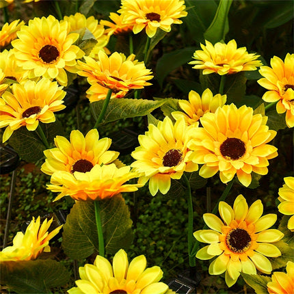 Solar Sunflower Lights - Elegant Garden Glow