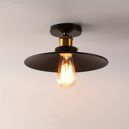 Modern Industrial Loft Ceiling Light – Retro Metal Fixture