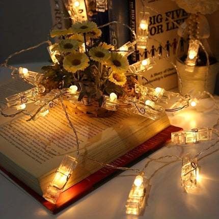 Photo Clip String Lights – Magical Display for Memories - Monti Bargains