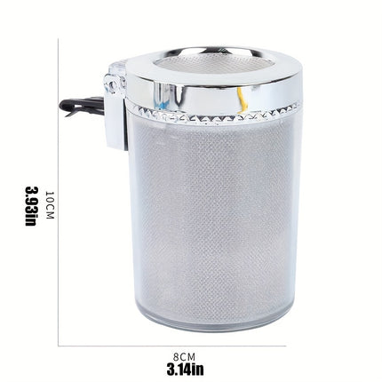 Luminous LED Car Ashtray – Sleek & Smokeless Solution