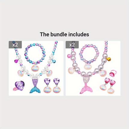 Magical Mermaid Jewelry Set - Perfect for Princess Moments