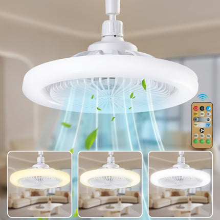 LED Ceiling Fan with Color Changing & Dimming