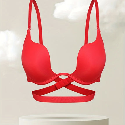 Simple Solid T-Shirt Bra