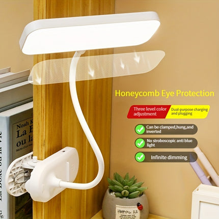 Rechargeable LED Gooseneck Desk Lamp with Touch Control