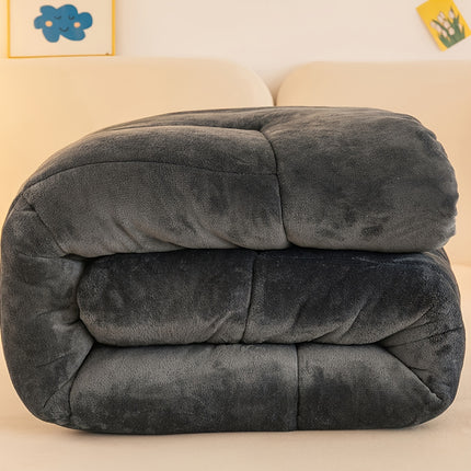 Industrial Sherpa Fleece Quilted Comforter - Thick & Cozy