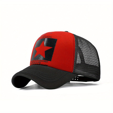 Summer Pentagram Mesh Baseball Cap