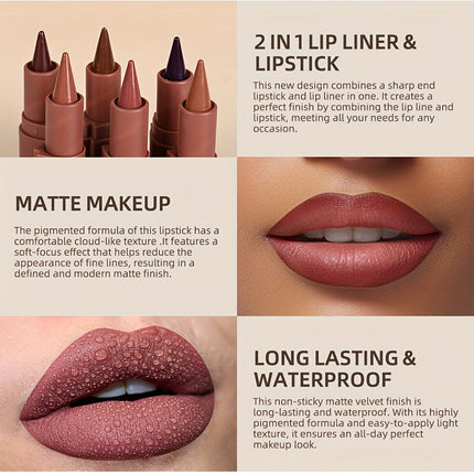 Velvet Matte Lip Liner & Lipstick Duo