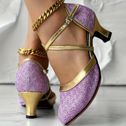 Glitter D'Orsay Dance Shoes
