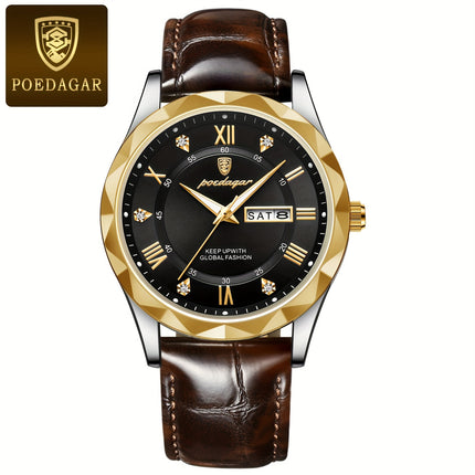 Casual Luminous Dual Calendar Quartz Watch