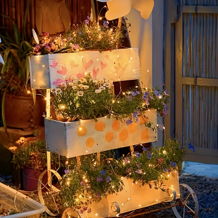 Solar Fairy Lights - Magical Outdoor Holiday Decorations