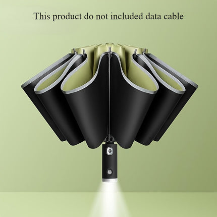 UV Protection Umbrella with LED Flashlight & Reflective Stripe