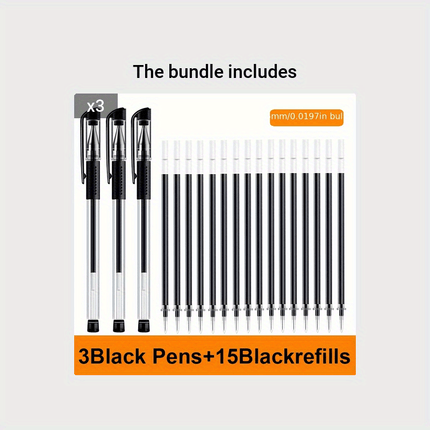 18pcs Gel Pen Set - Vibrant Ink